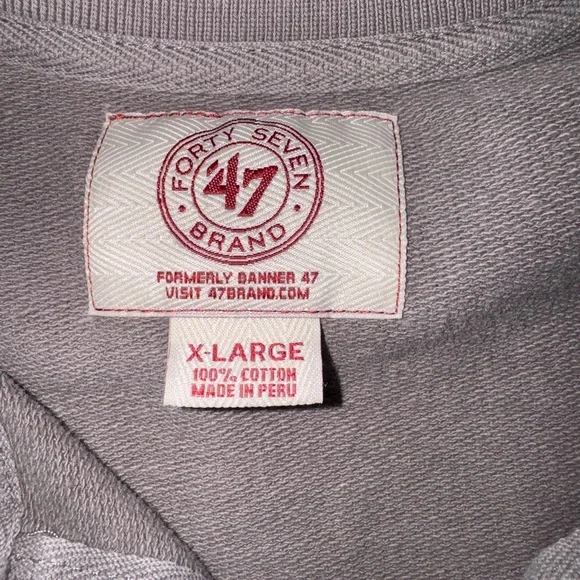 47 Brand Cleveland Browns Quarter Zip Pullover XL - Picture 2 of 7